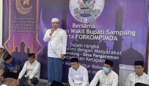 Safari Ramadan di Ketapang, Bupati Sampang Pastikan Jalan Poros Pangereman Diperbaiki